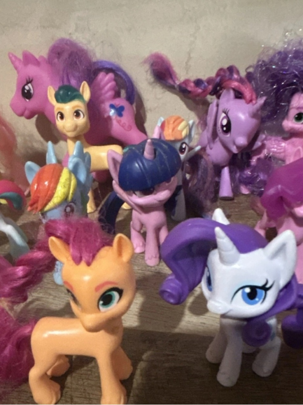My Little Pony Figure Lot - Purple, Pink, Yellow, Blue, Orange, White - Picture 3 of 4